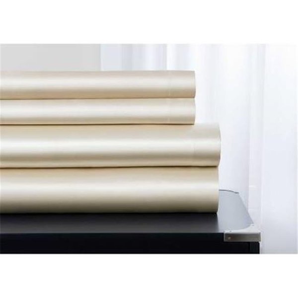 D2D Technologies Majestic Elegance Satin Sheet Sets - Ivory; Full Size D221166